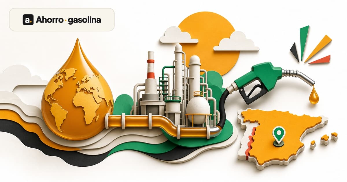 Por qué una crisis internacional puede subir la gasolina en España